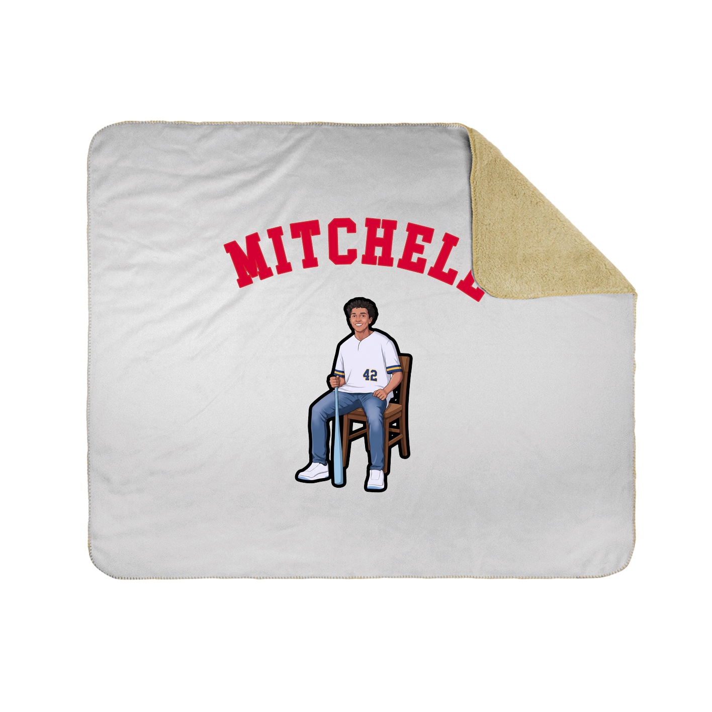 Throw Blanket — Shirsey Arch in White