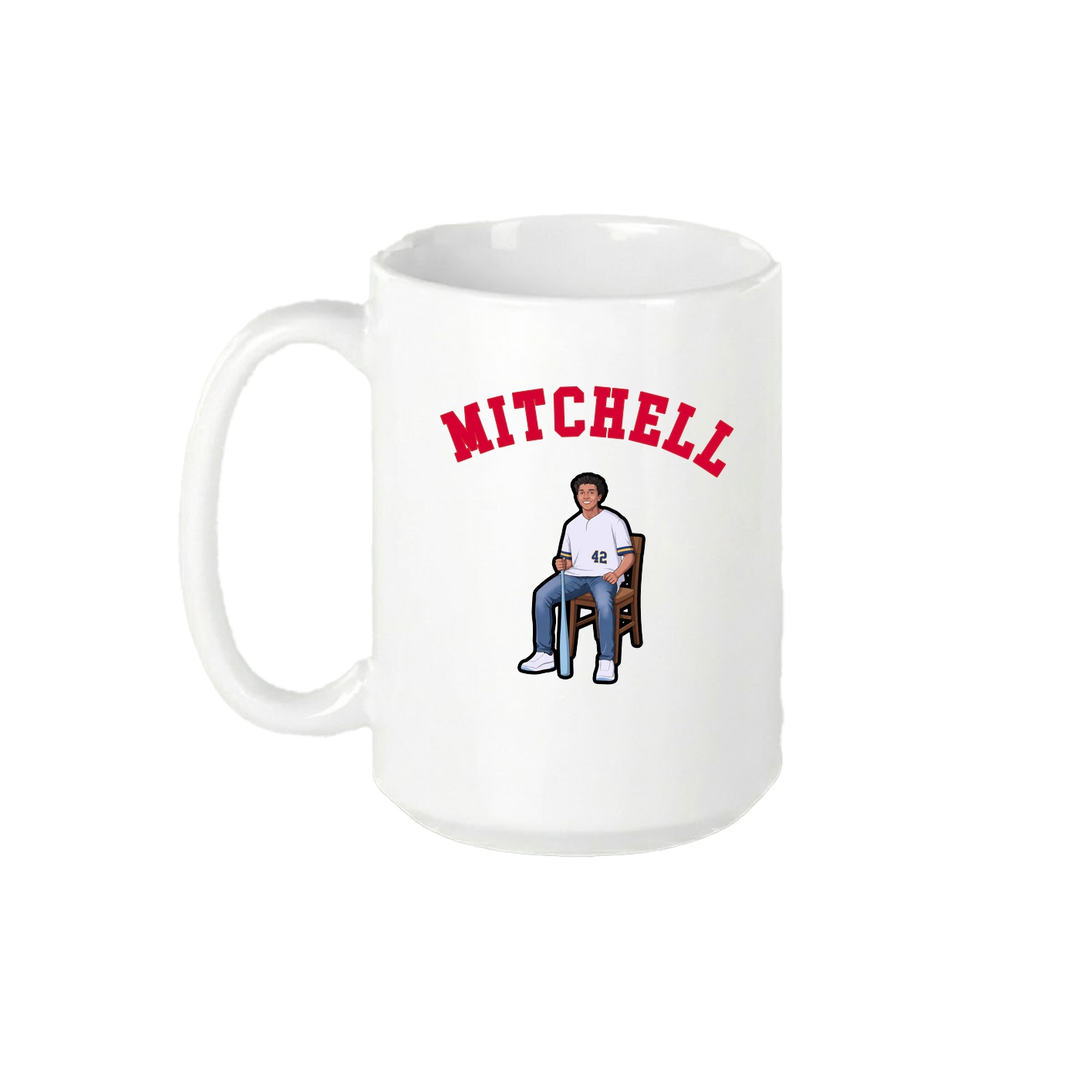 15oz Coffee Mug — Shirsey Arch in White
