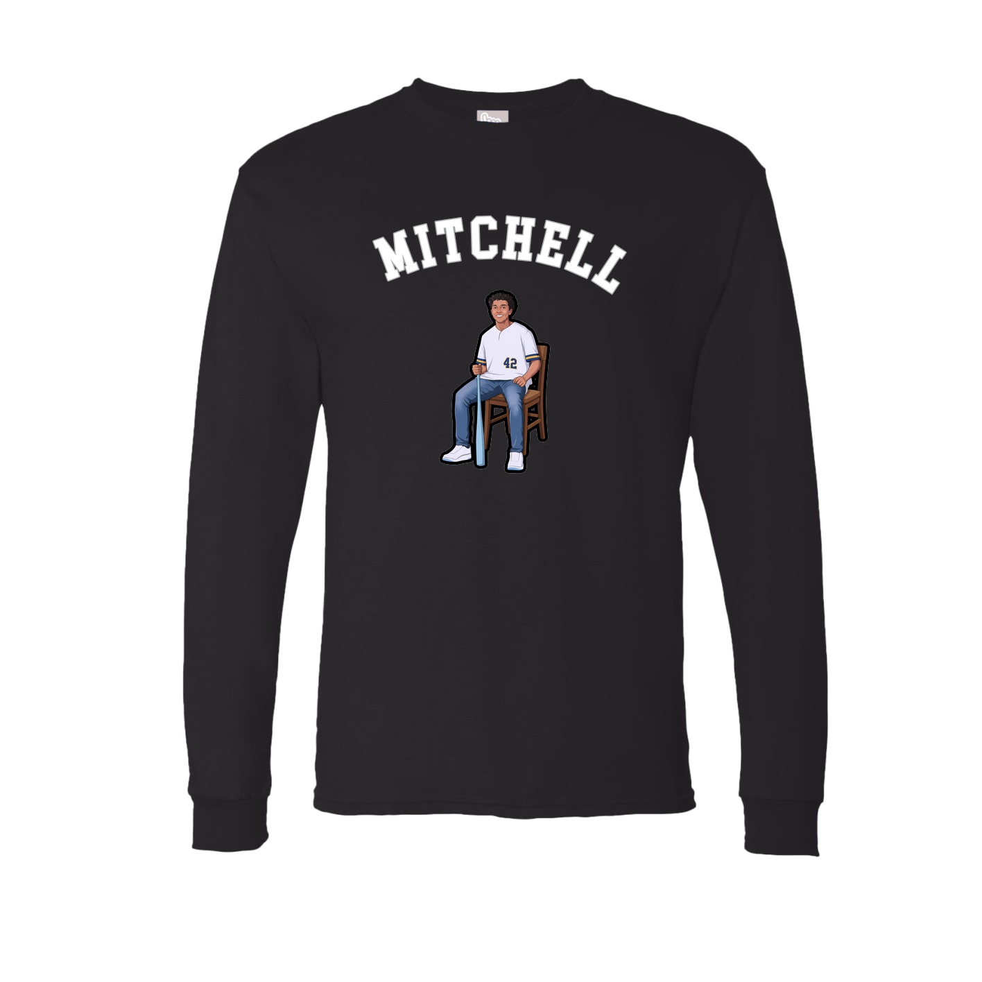 Long Sleeve Tee — Shirsey Arch in Black