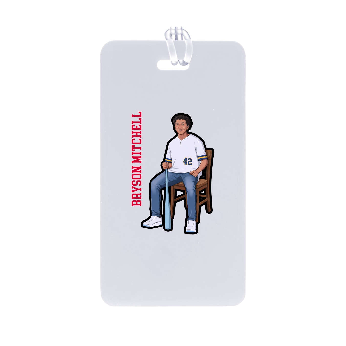 Bag Tag — Name Vertical in Classic