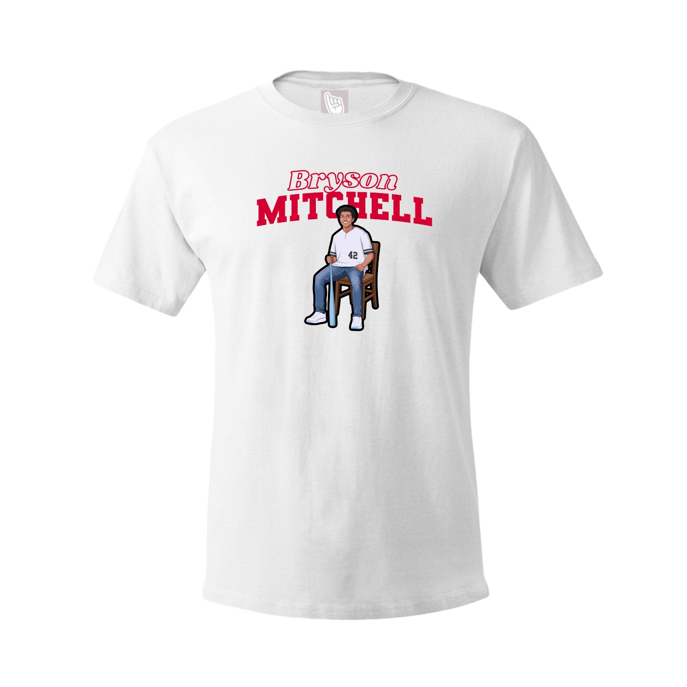 Tee — Name Arch in White