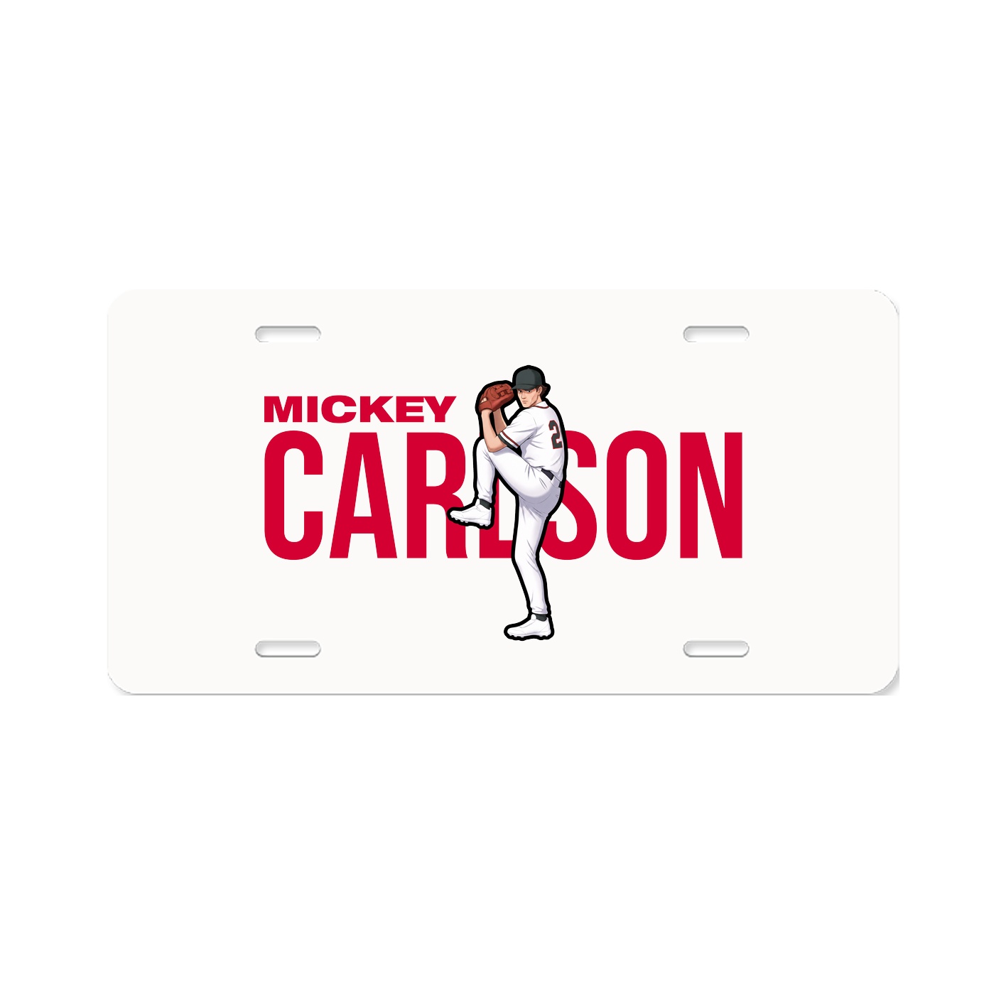 License Plate — Player Name in Classic