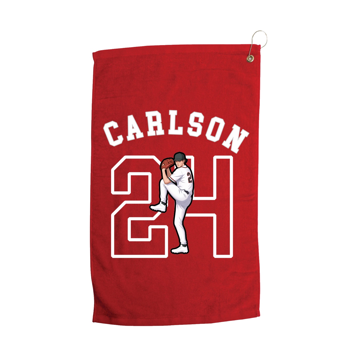 Golf Towel — Shirsey Arch in Red
