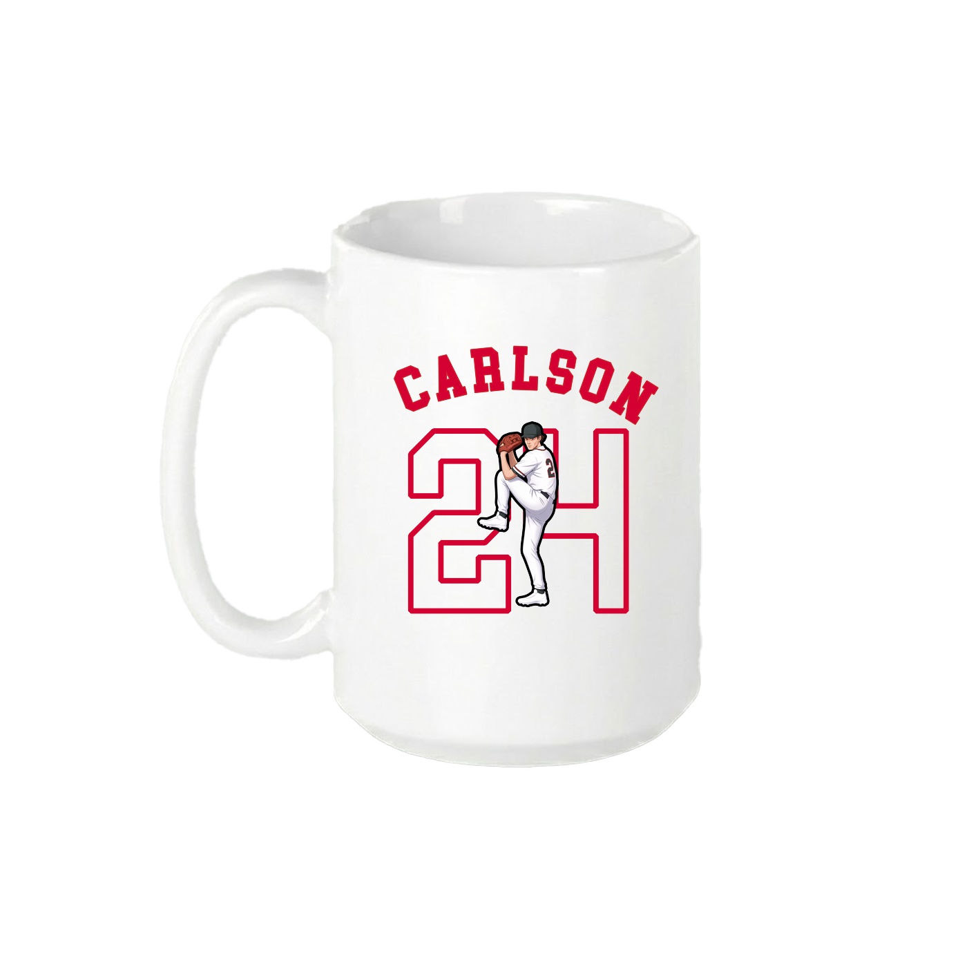 15oz Coffee Mug — Shirsey Arch in White