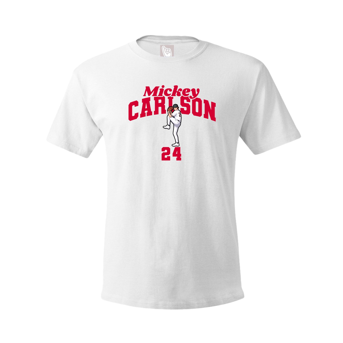 Youth Tee — Signature Arch in White