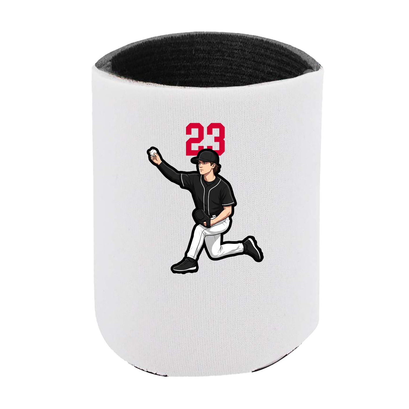 Can Holder — Number Top in White