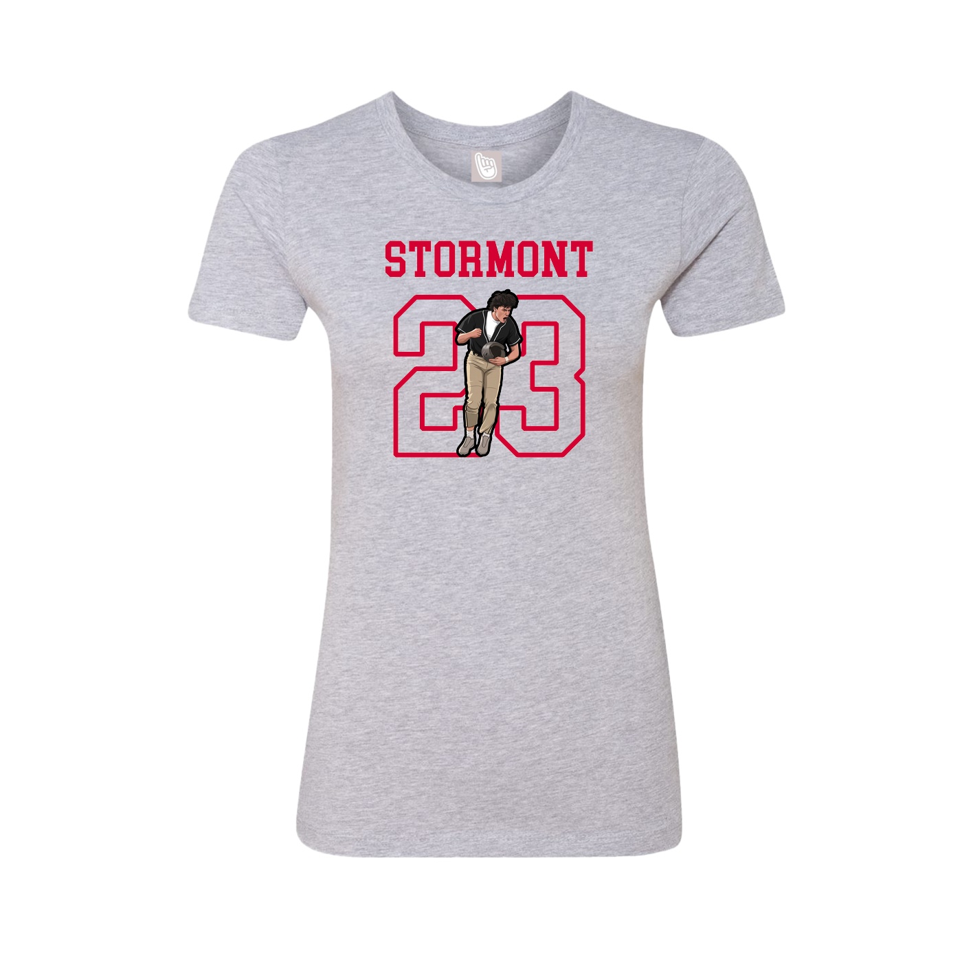 Fitted Women's Tee — Shirsey in Grey