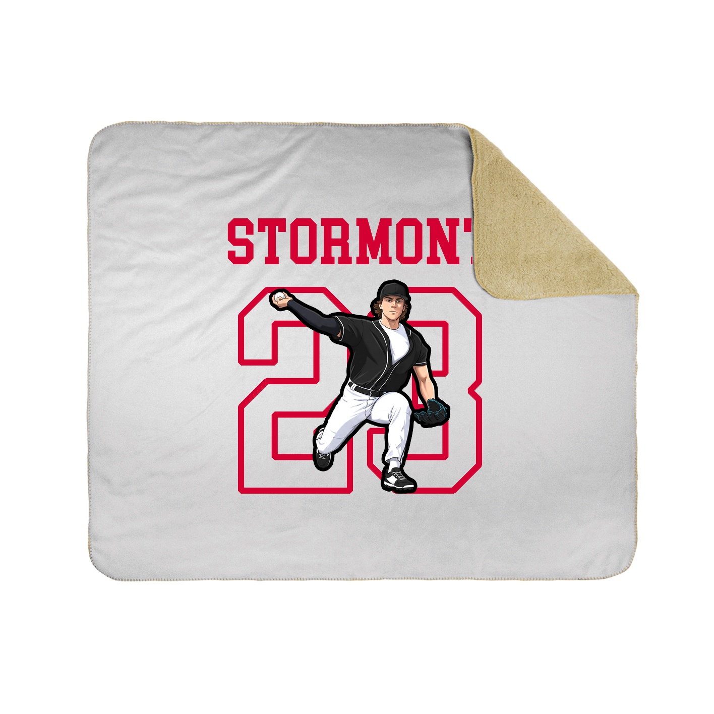 Throw Blanket — Shirsey in White
