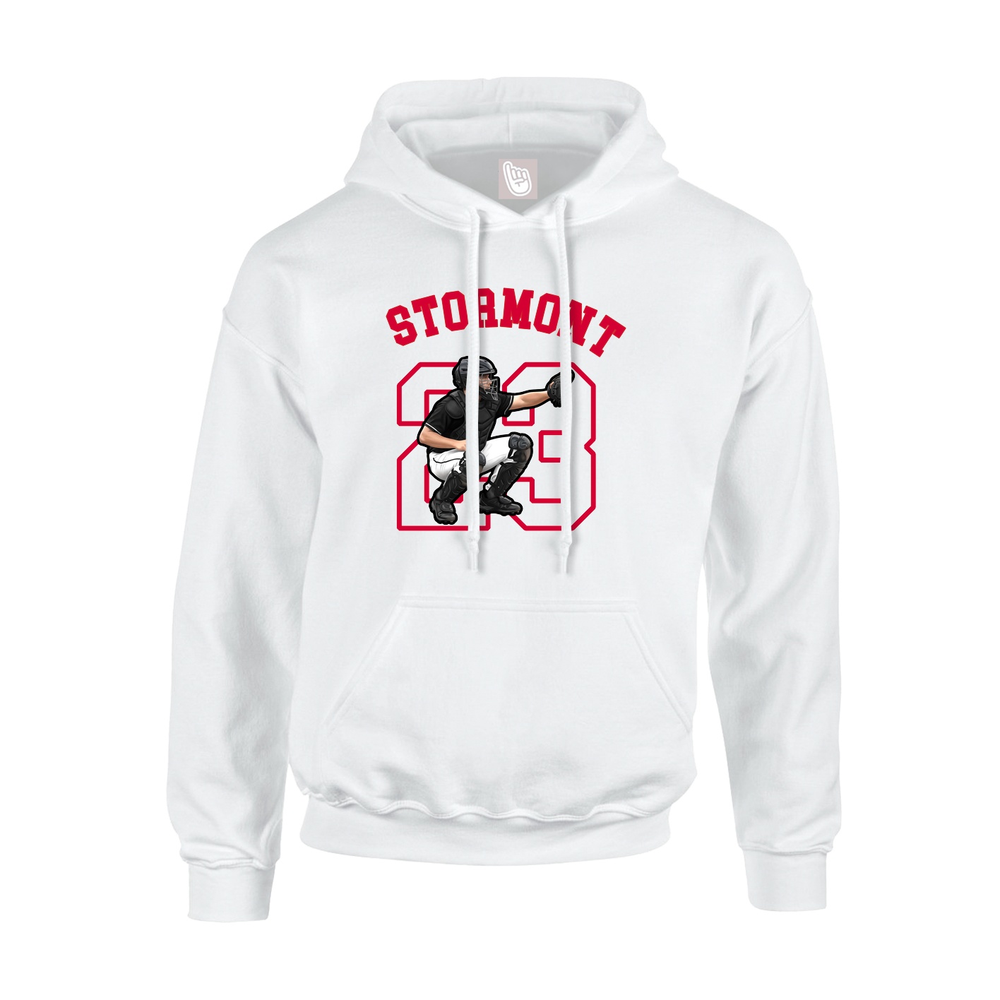 Hoodie — Shirsey Arch in White