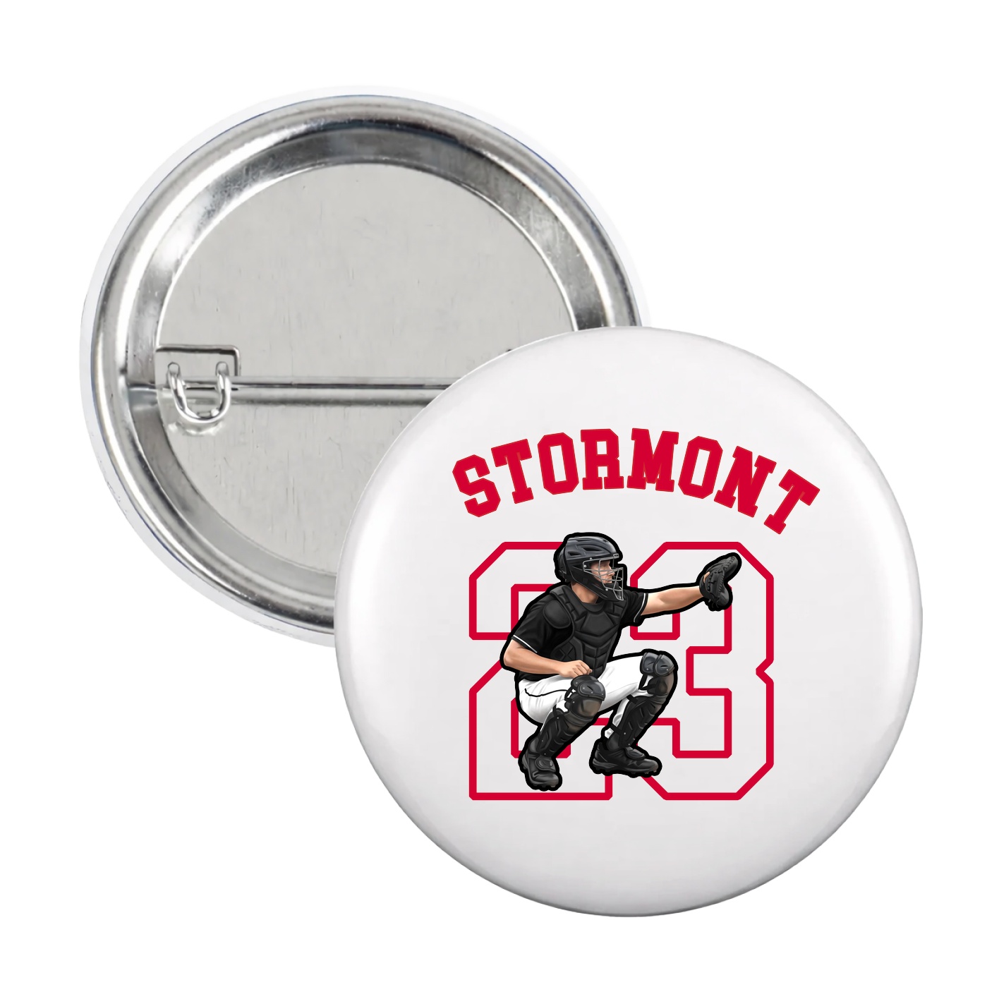 Game Day Button — Shirsey Arch in White