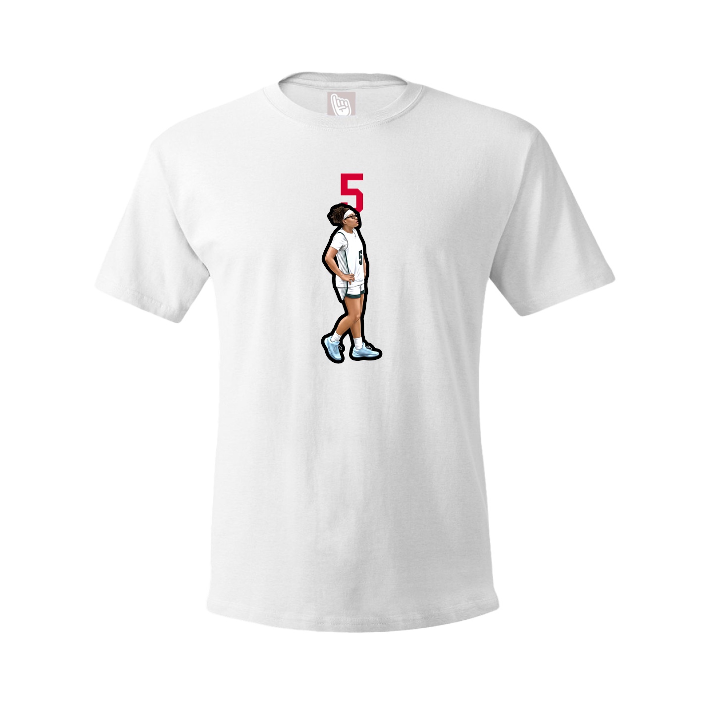 Tee — Number Top in White