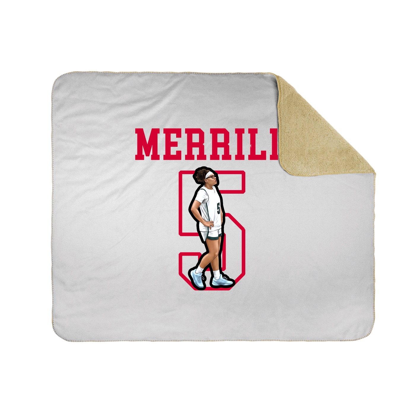 Throw Blanket — Shirsey in White