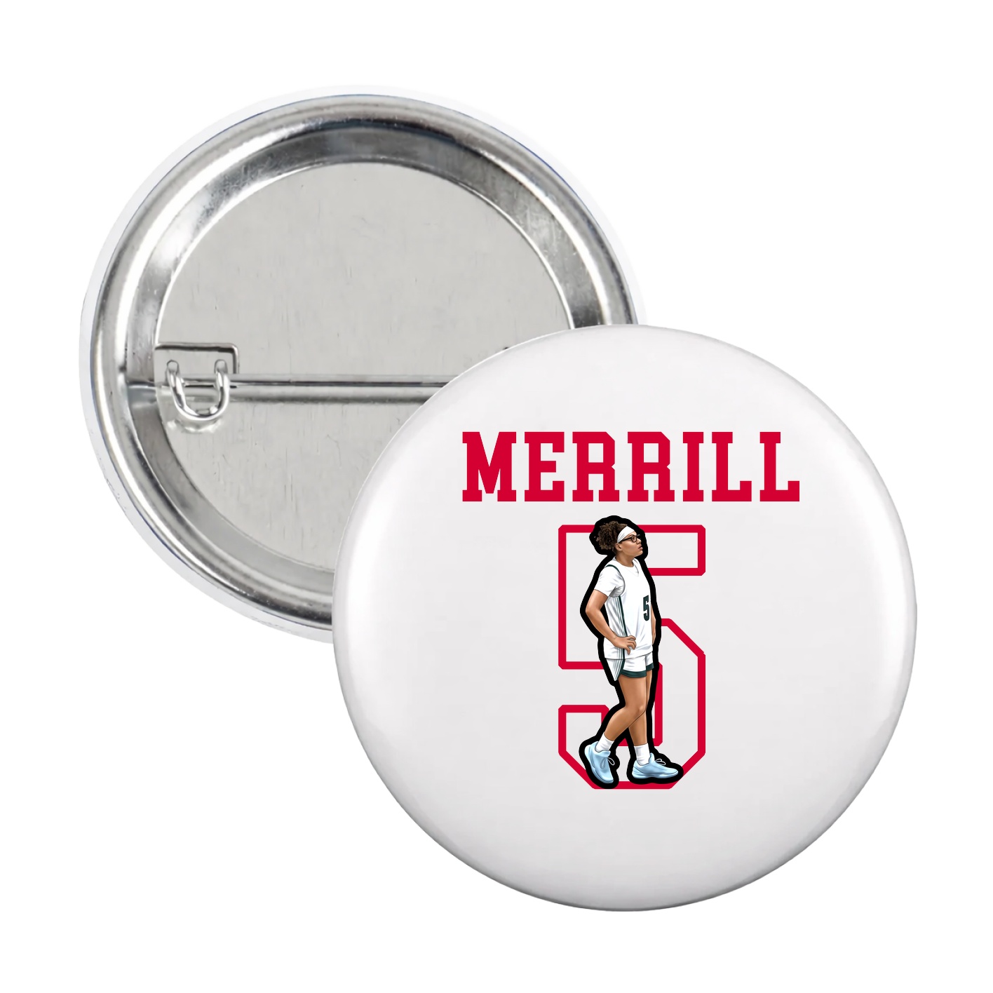 Game Day Button — Shirsey in White