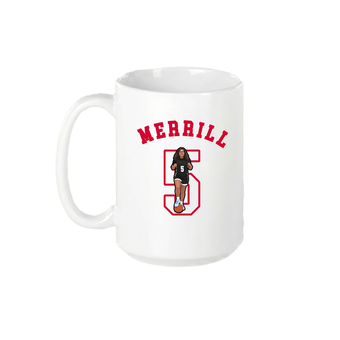 15oz Coffee Mug — Shirsey Arch in White