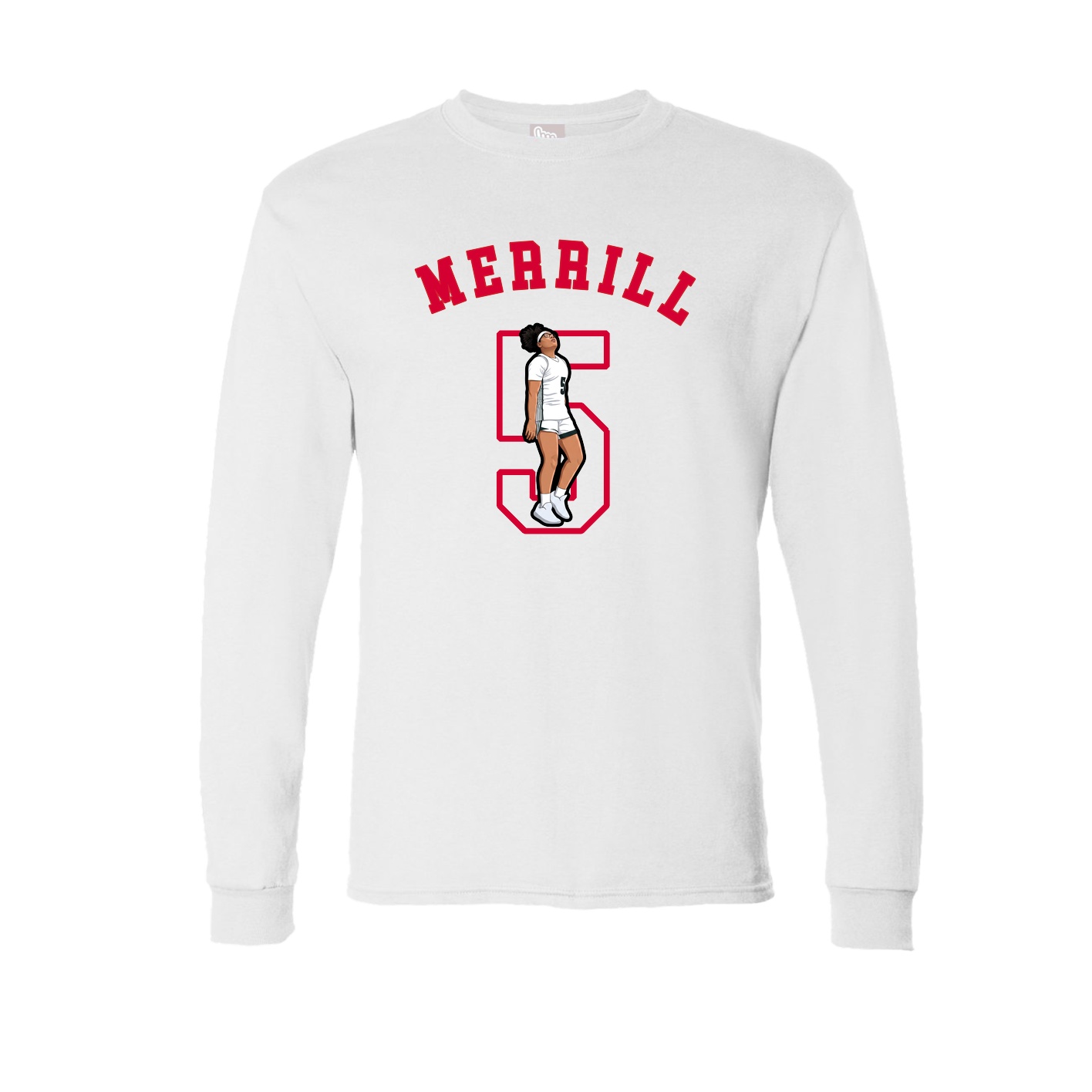 Long Sleeve Tee — Shirsey Arch in White