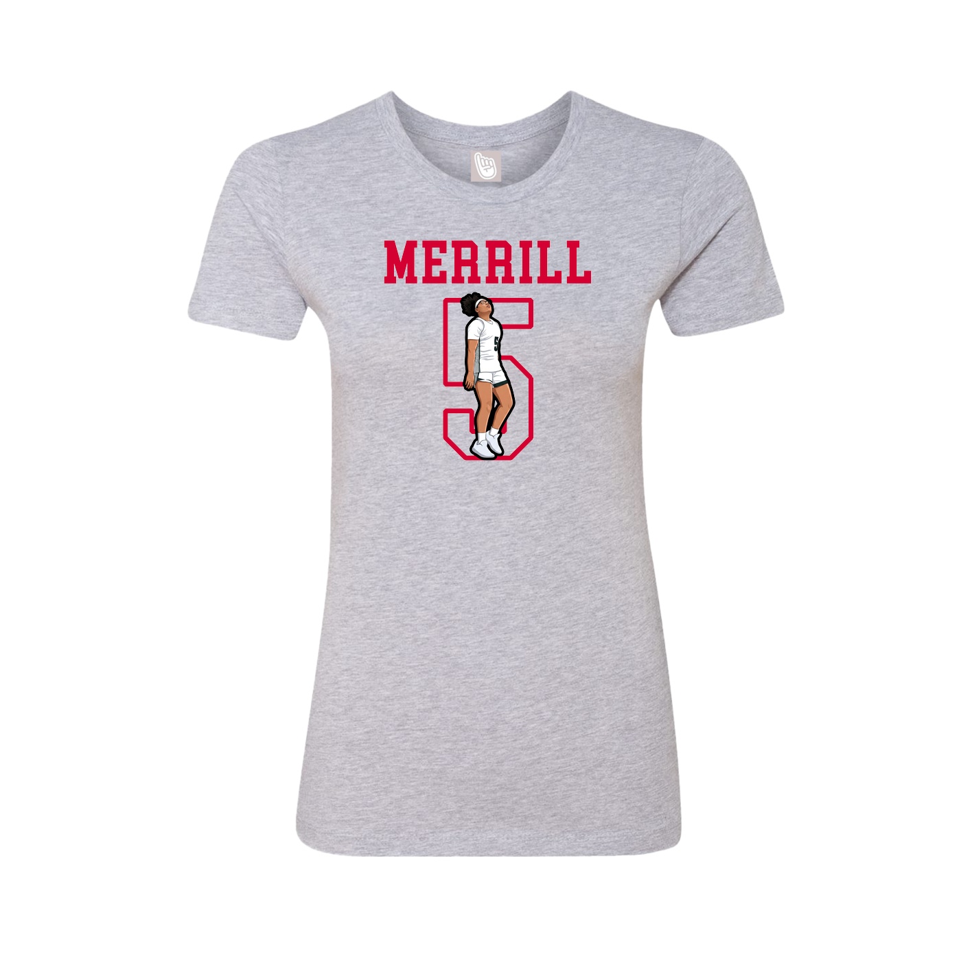 Fitted Women's Tee — Shirsey in Grey