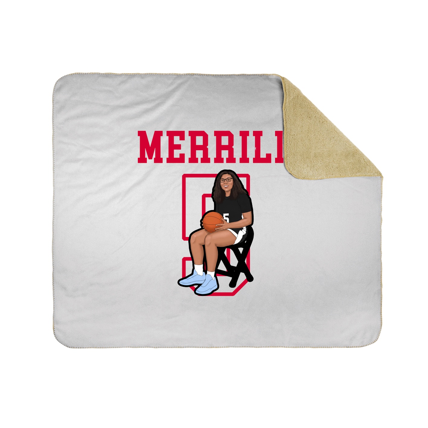 Throw Blanket — Shirsey in White