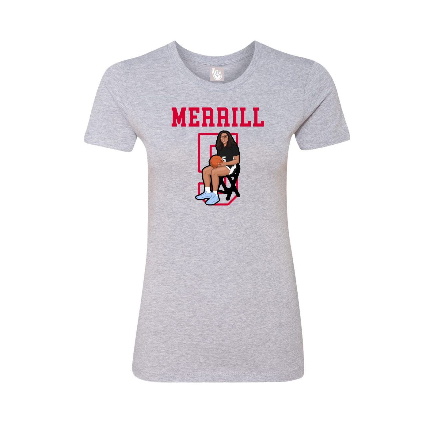 Fitted Women's Tee — Shirsey in Grey