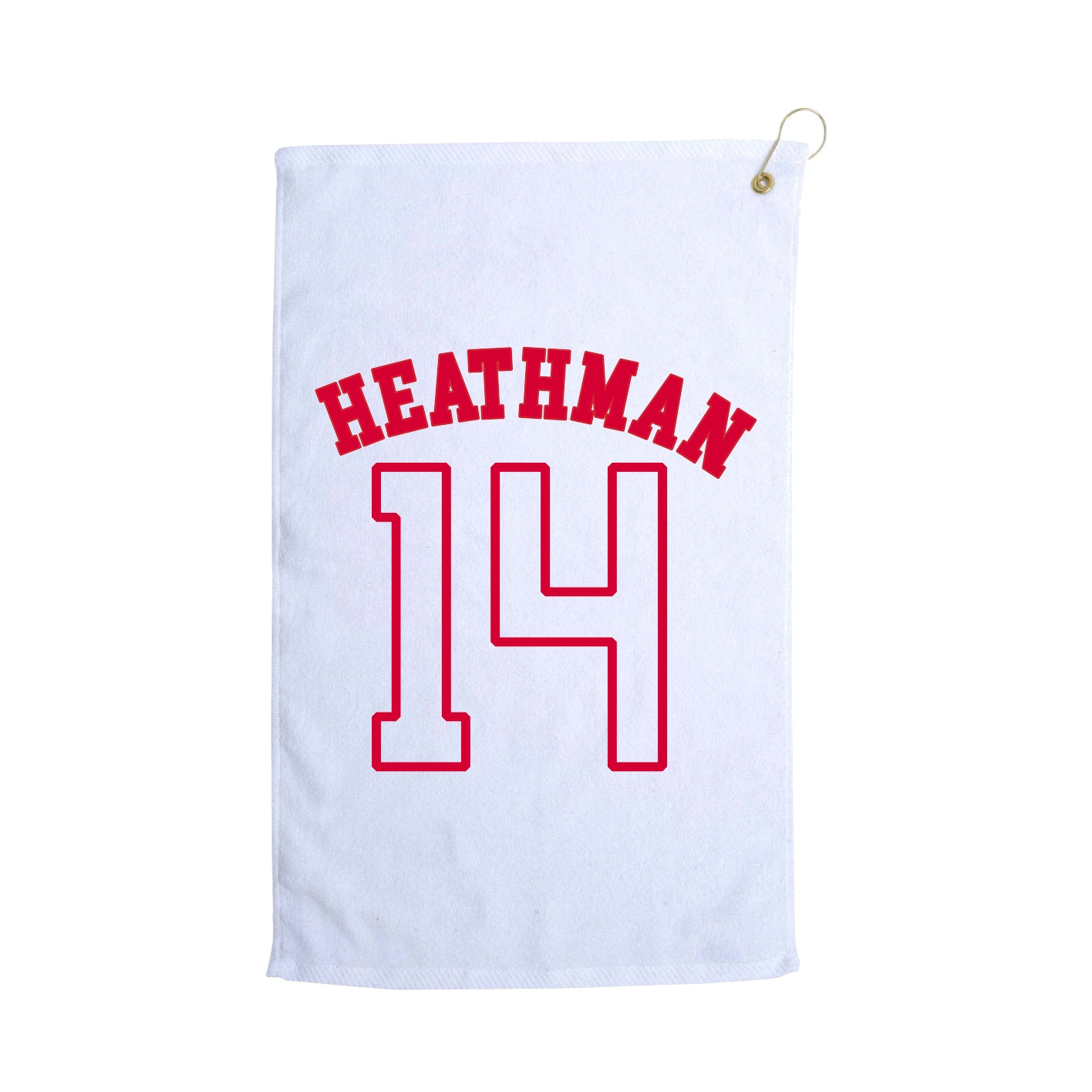 Golf Towel — Shirsey Arch in White