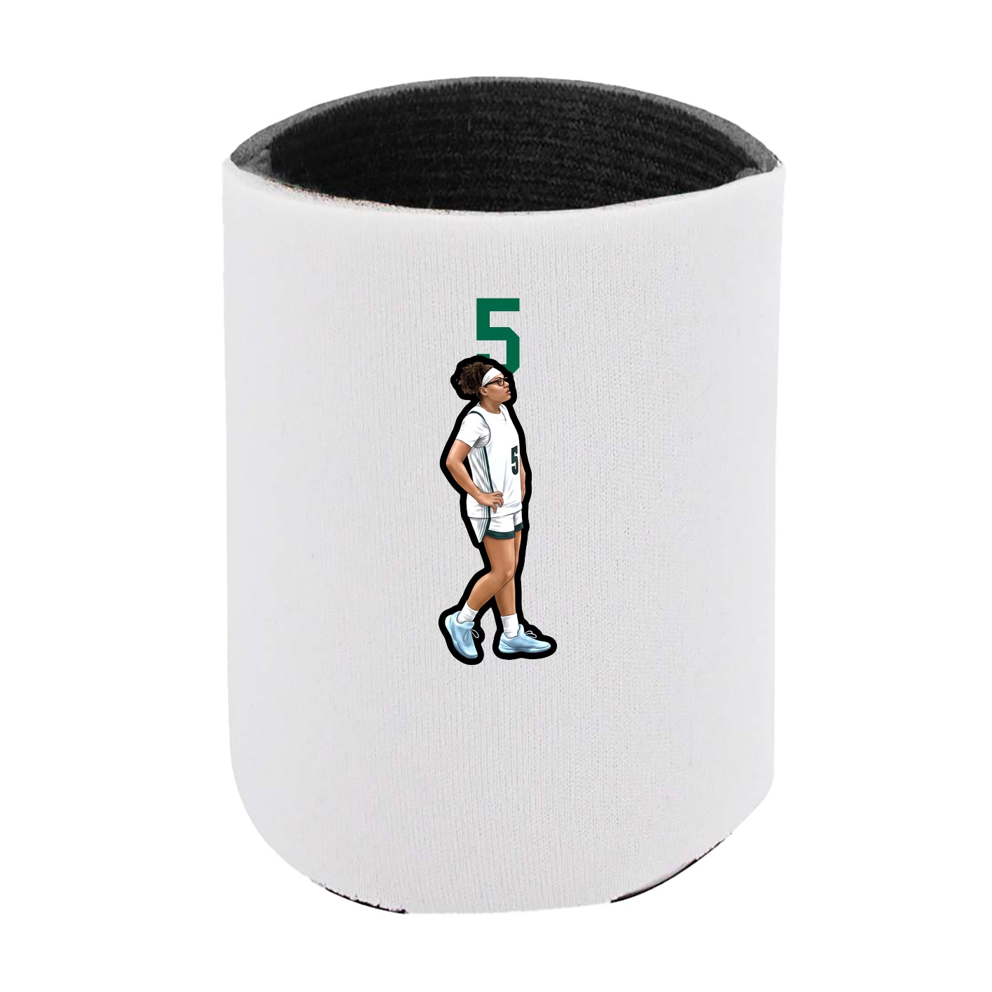 Can Holder — Number Top in White