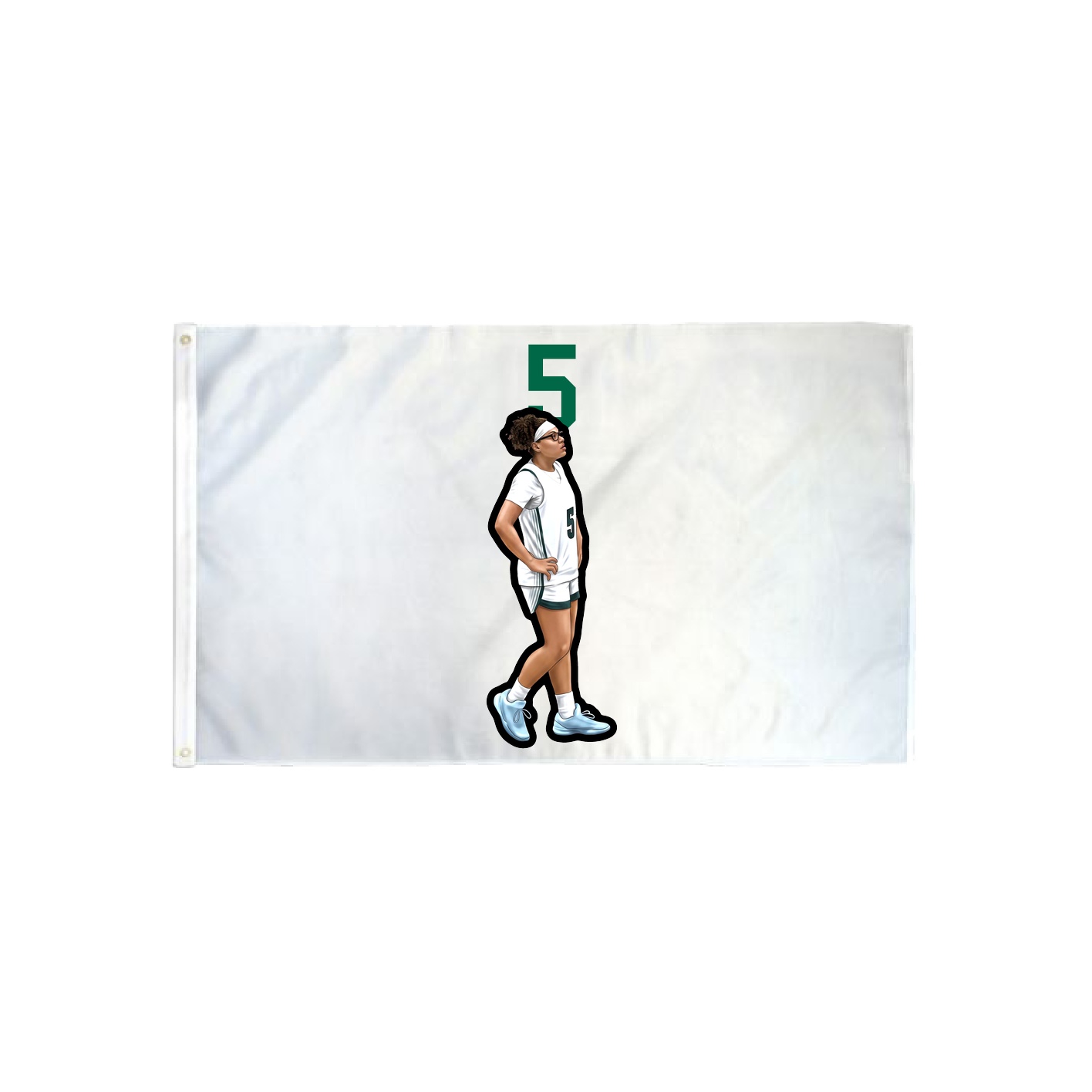 3x5 Flag — Number Top in Classic