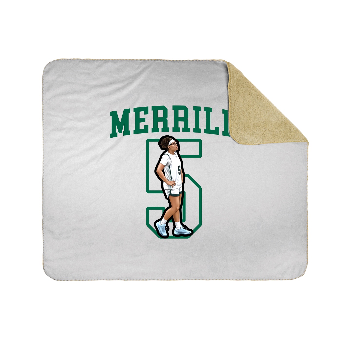 Throw Blanket — Shirsey in White