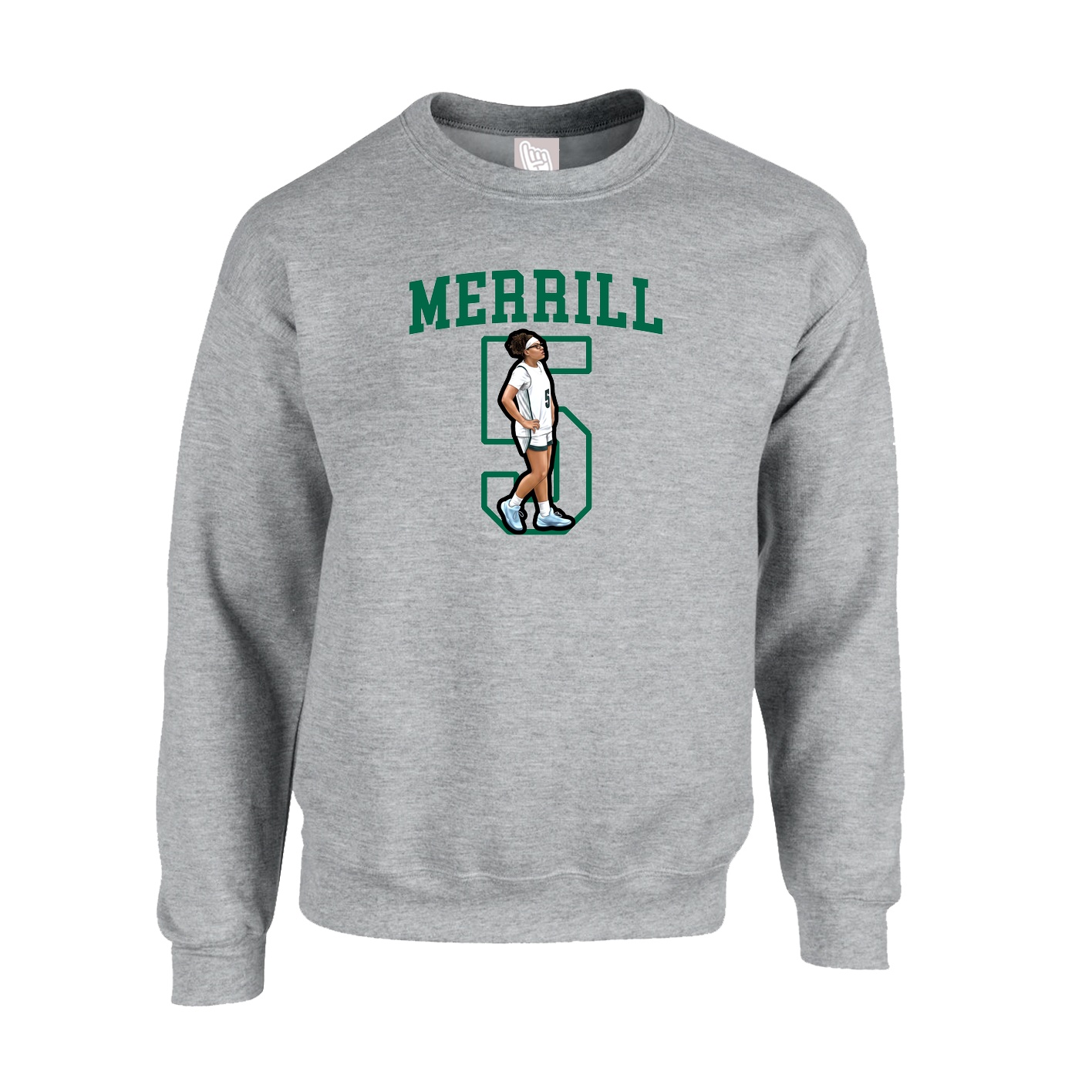 Fleece Crew — Shirsey in Grey