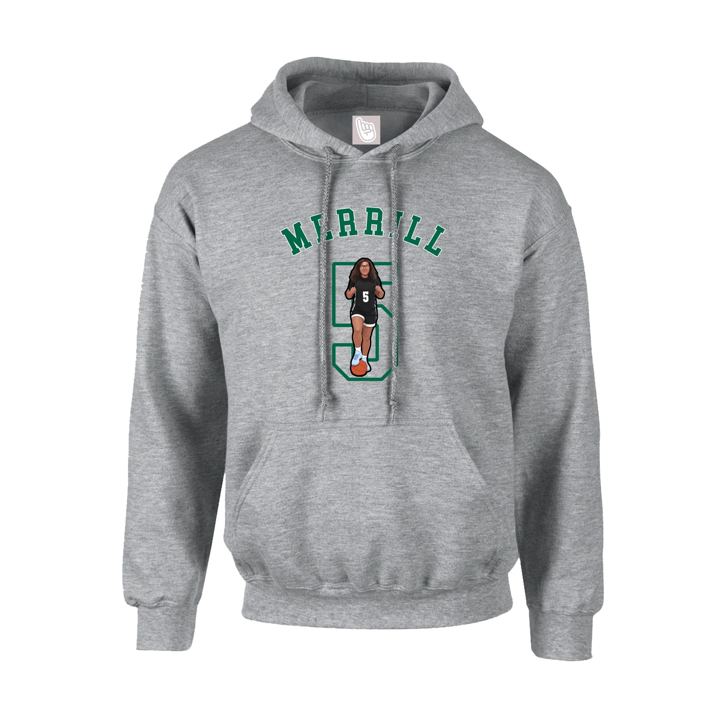 Youth Hoodie — Shirsey Arch in Grey