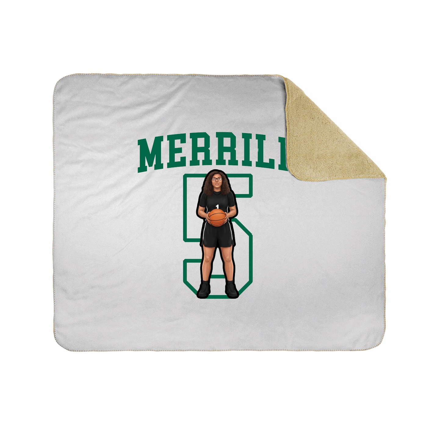 50x60 Sherpa Lined Throw Blanket