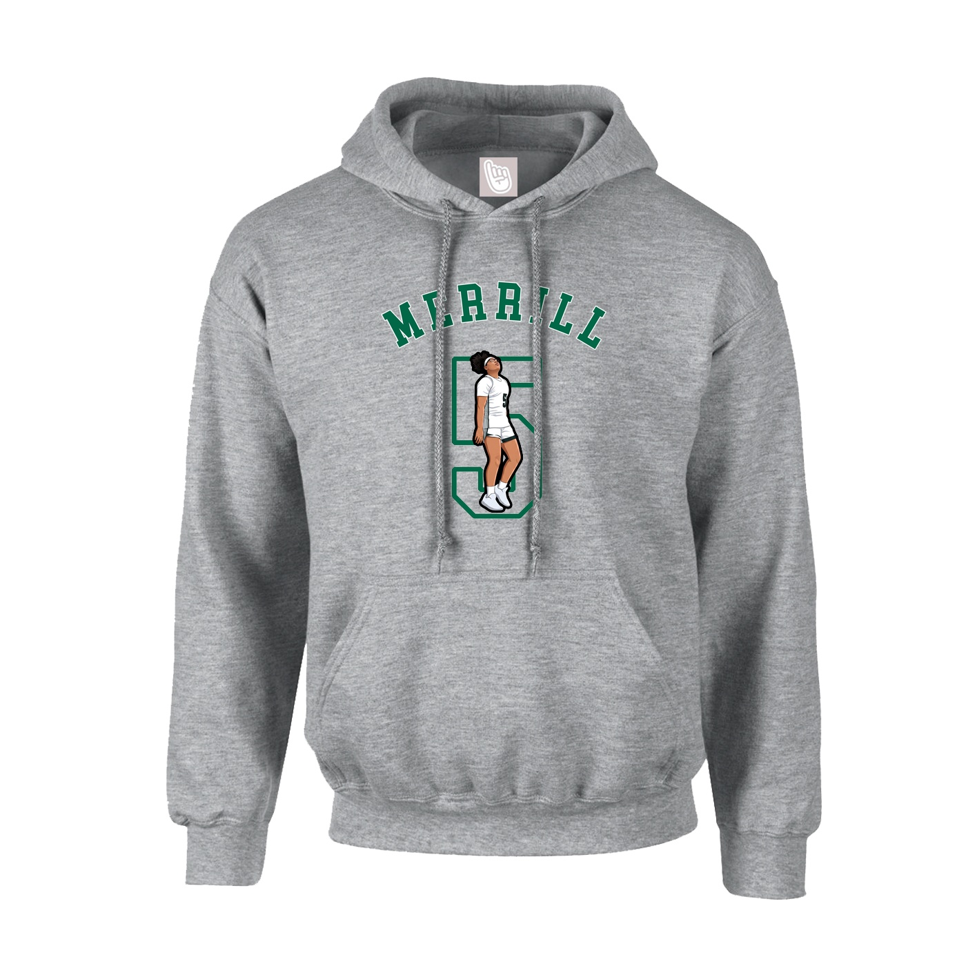 Youth Hoodie — Shirsey Arch in Grey