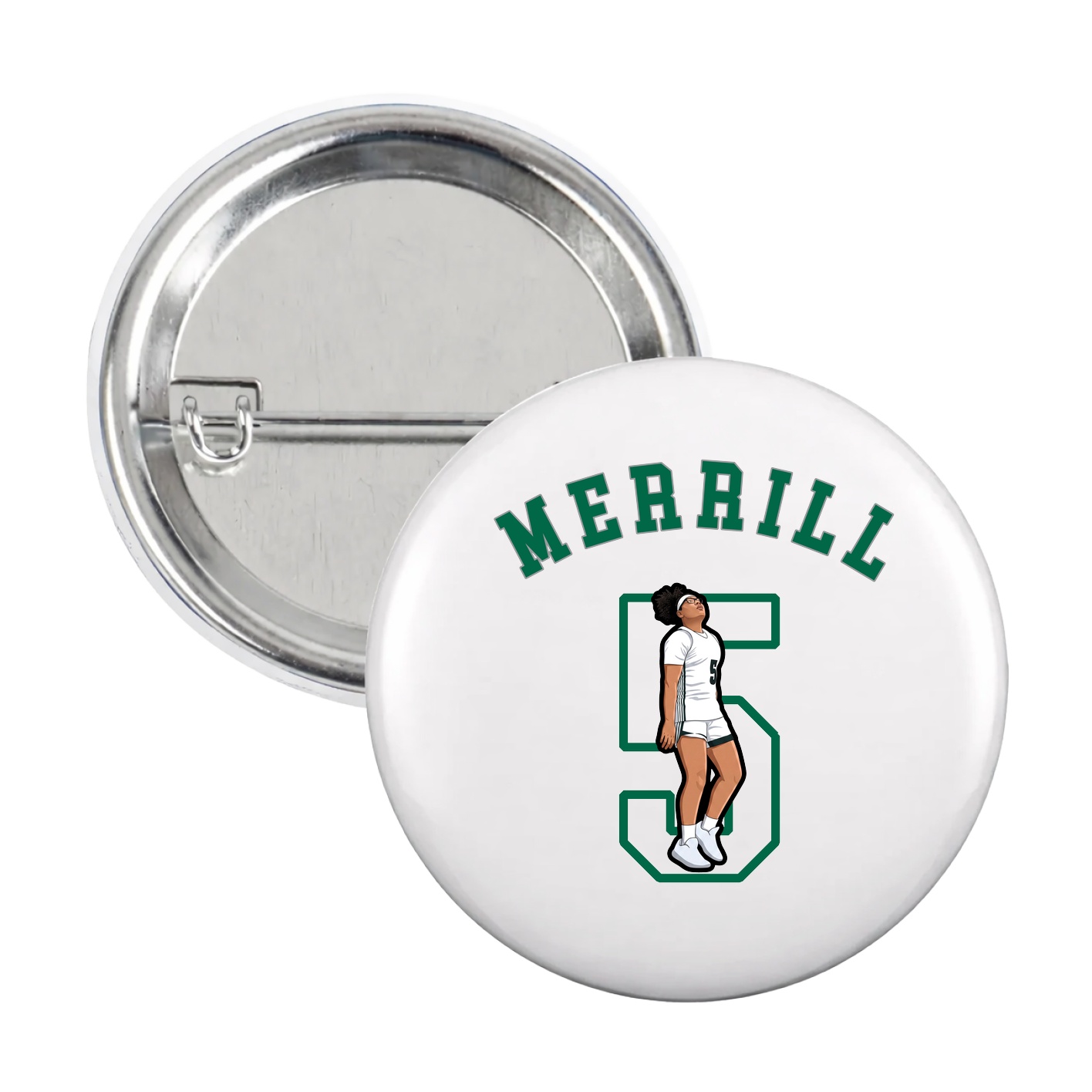 Game Day Button — Shirsey Arch in White