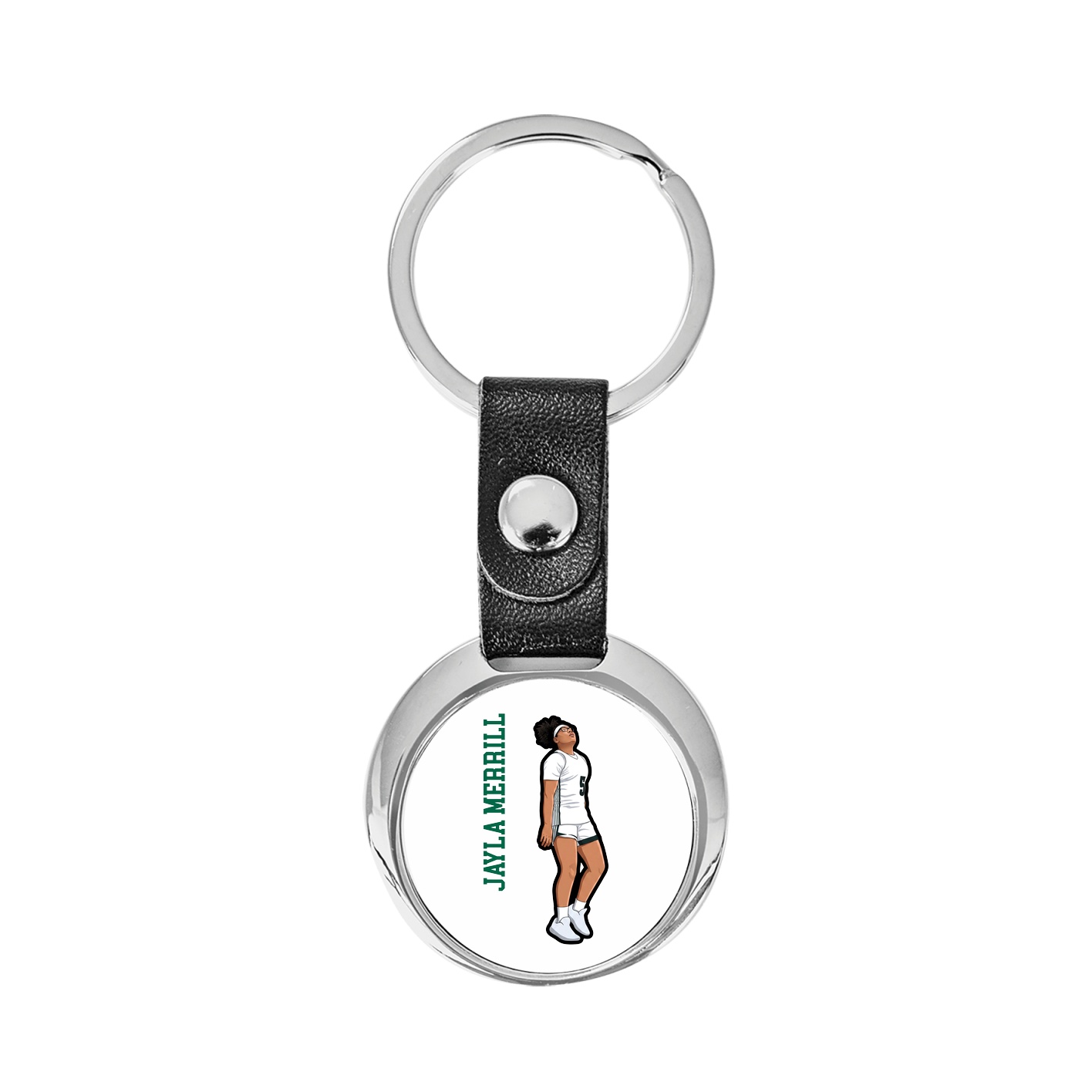 Key Chain — Name Vertical in Classic