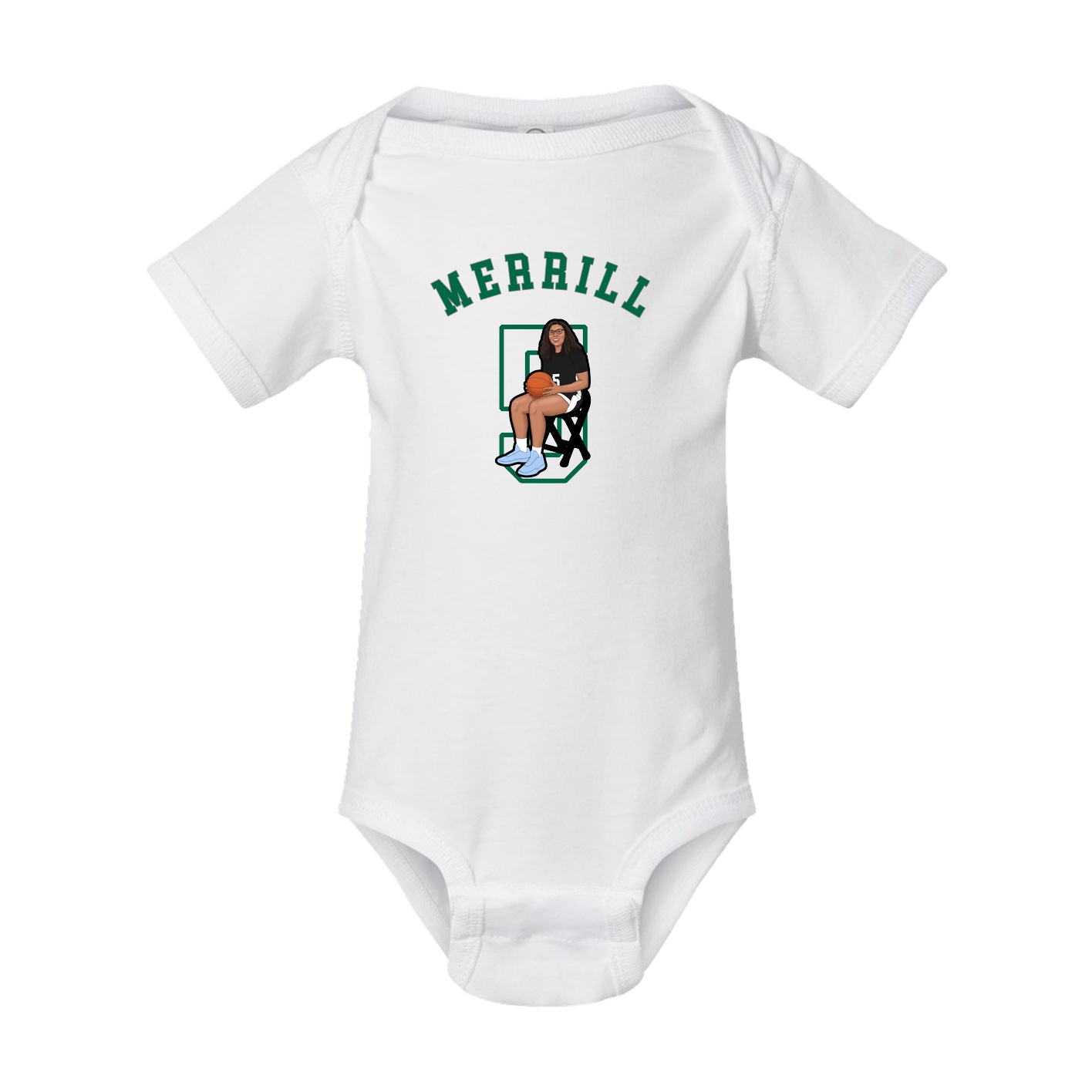 Baby Onesie — Shirsey Arch in White