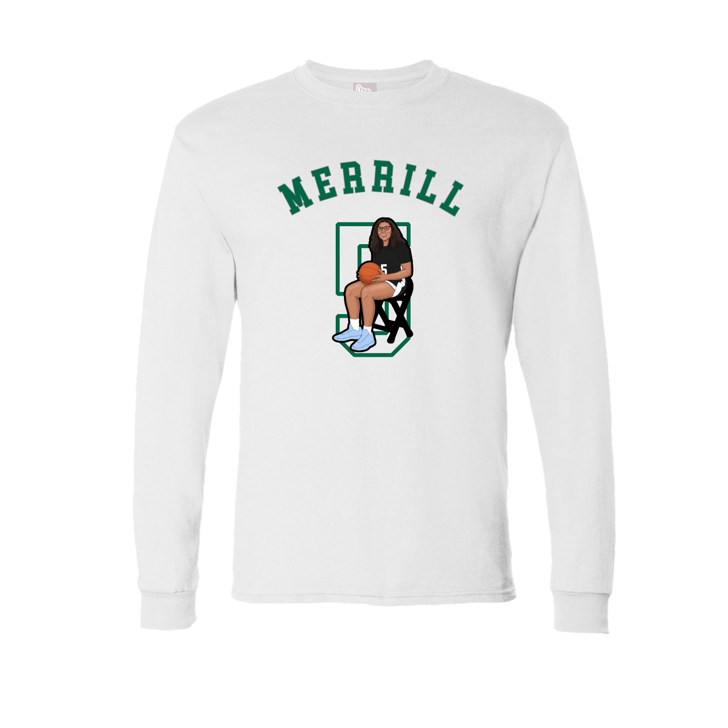 Long Sleeve Tee — Shirsey Arch in White