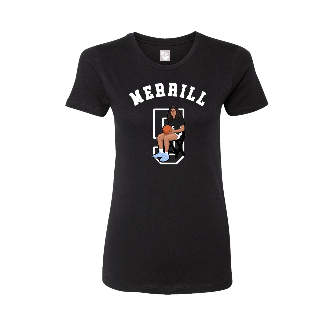 Womens Tee — Shirsey Arch in Black