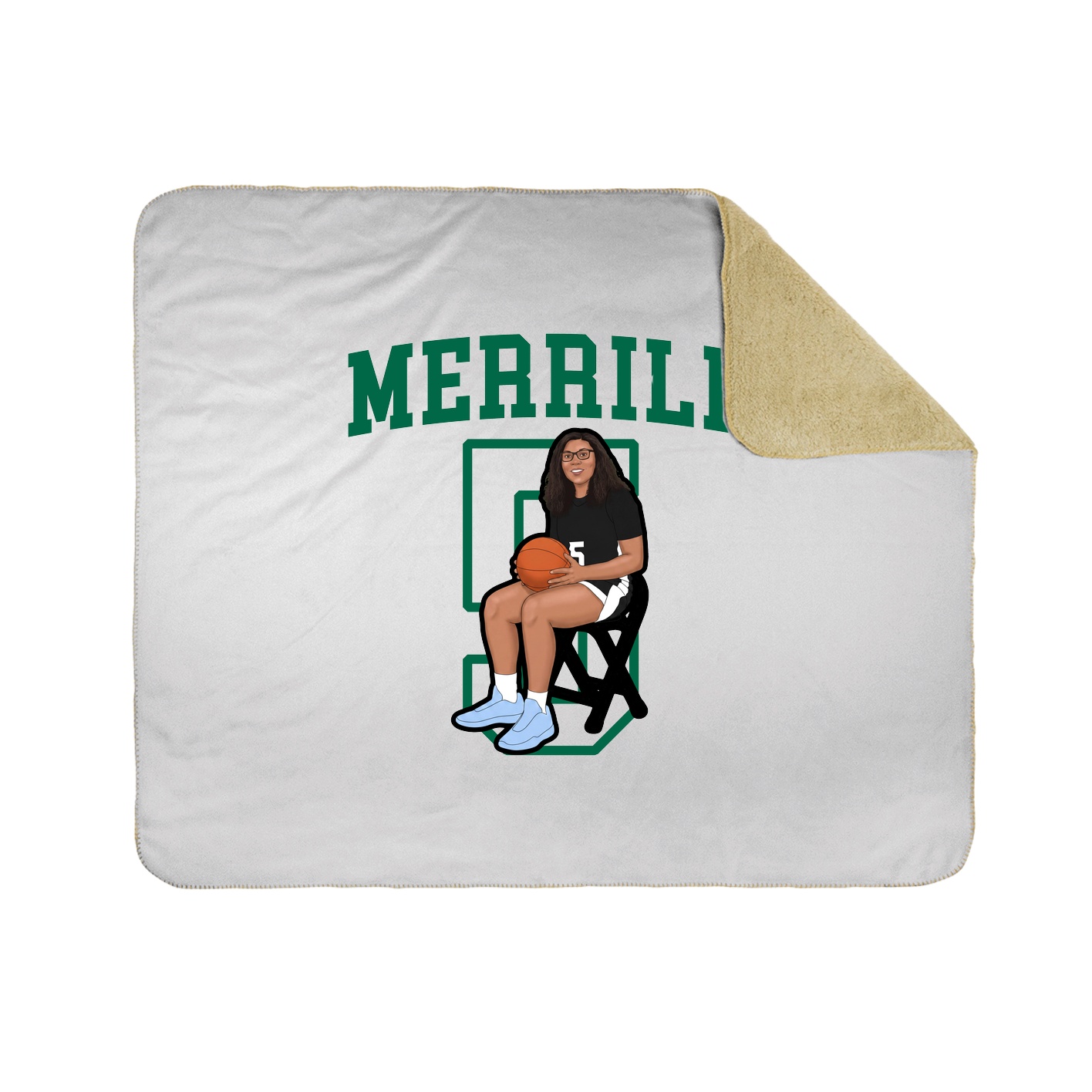 Throw Blanket — Shirsey in White