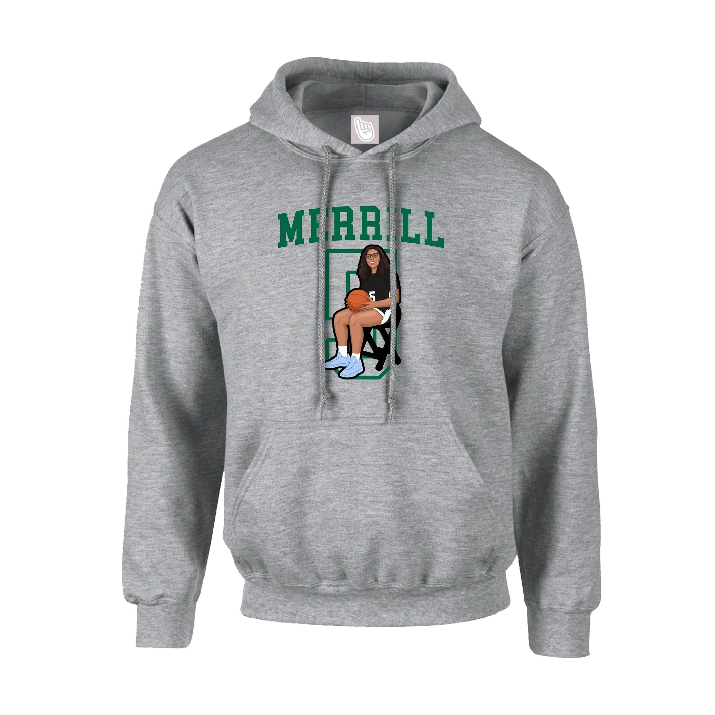 Hoodie — Shirsey in Grey