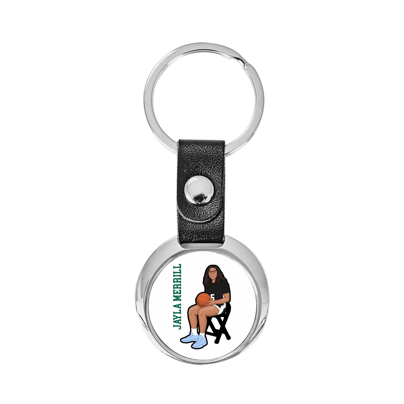 Key Chain — Name Vertical in Classic