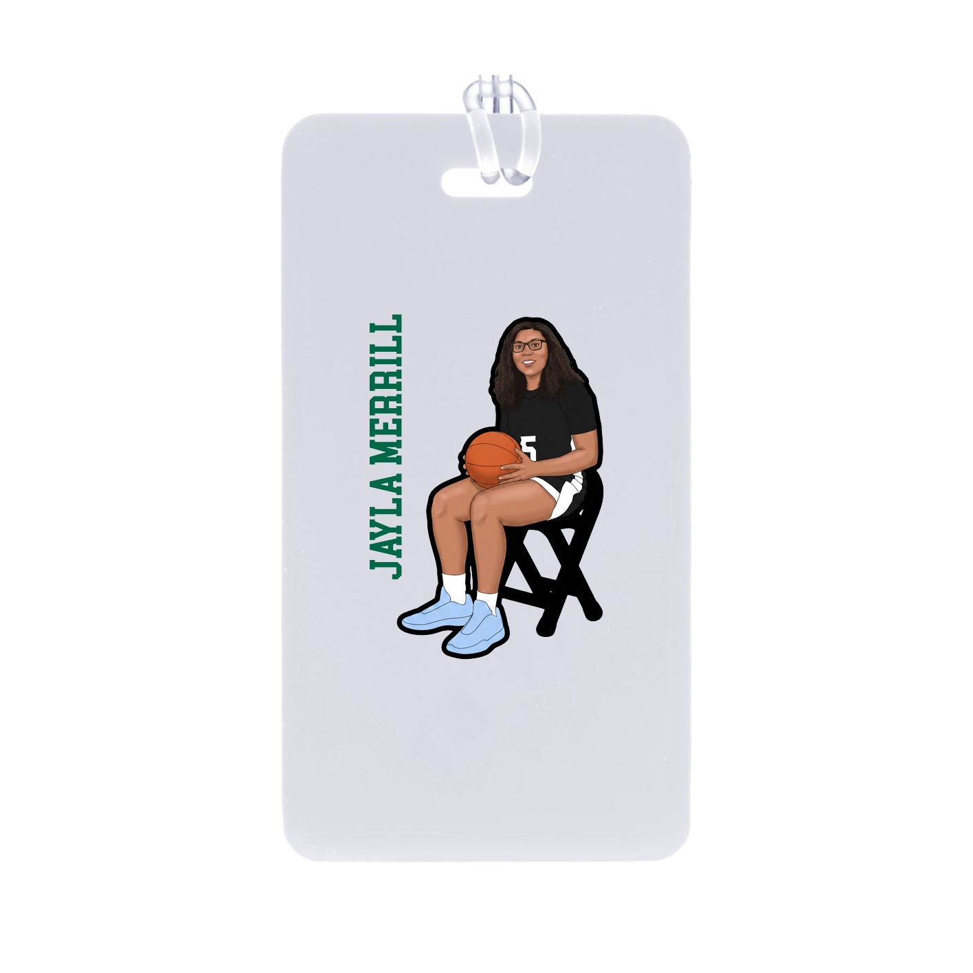 Bag Tag — Name Vertical in Classic