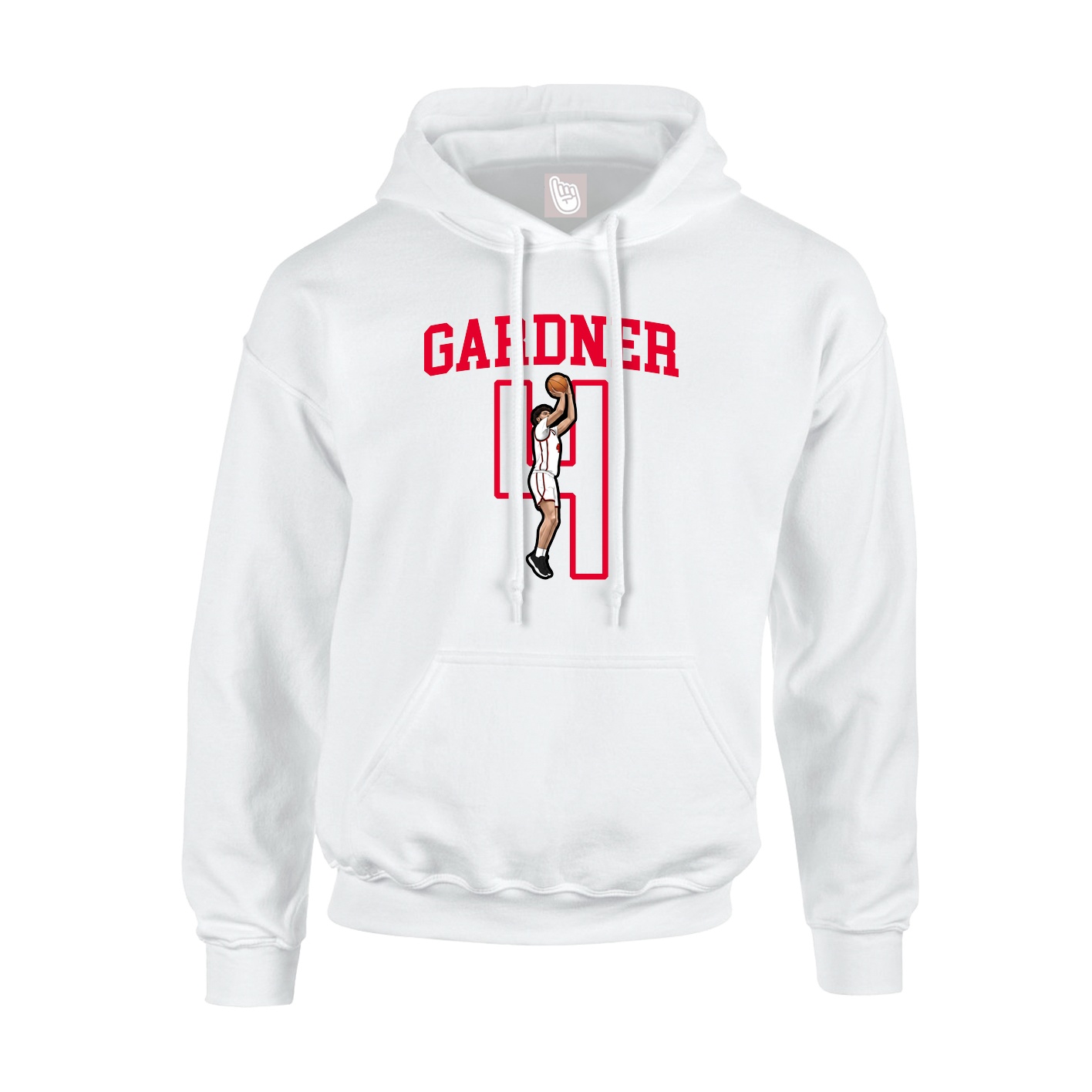 Hoodie — Shirsey in White