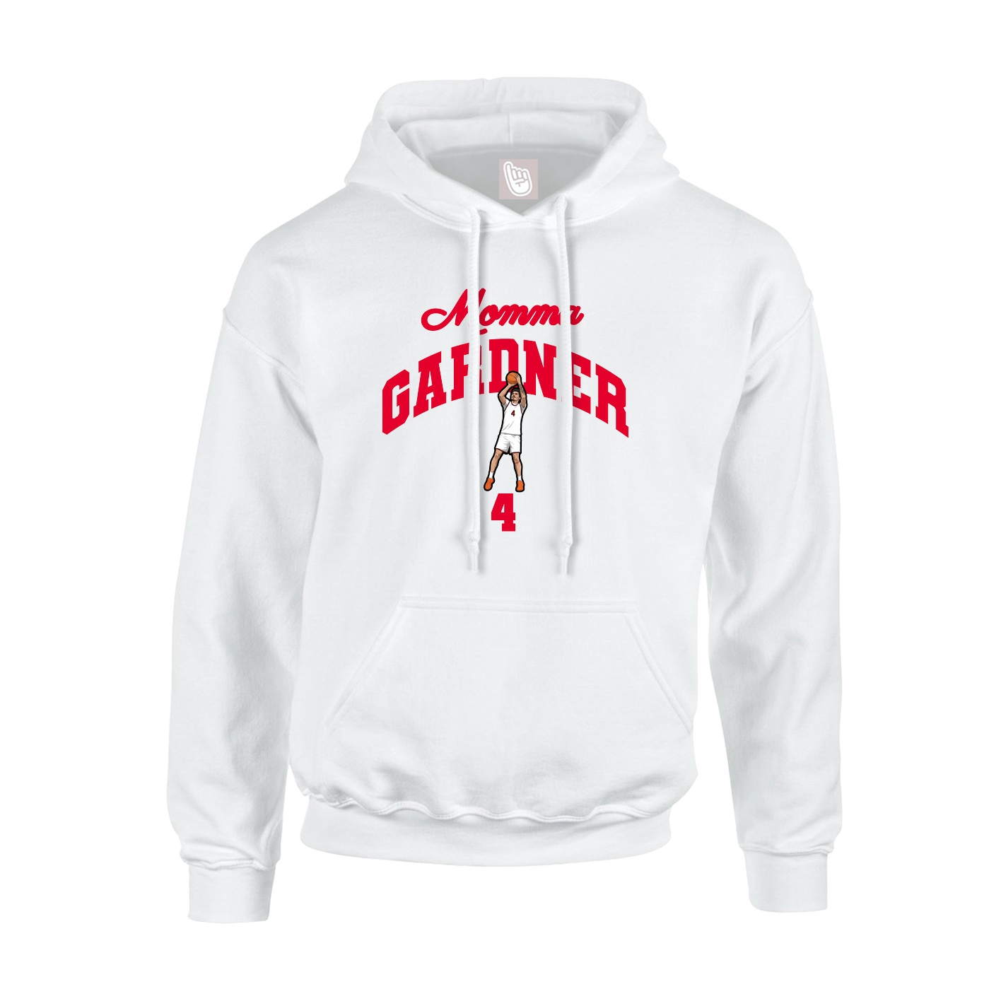 Youth Hoodie — Mothers Day Arch in White