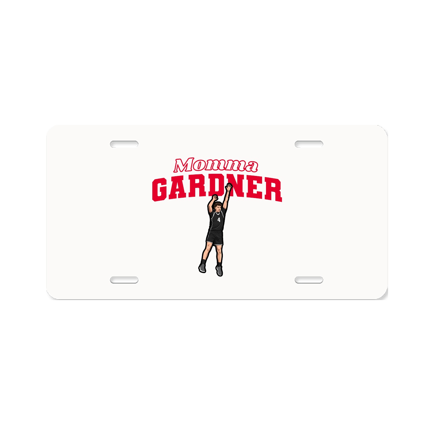 License Plate — Mothers Day Block in Classic