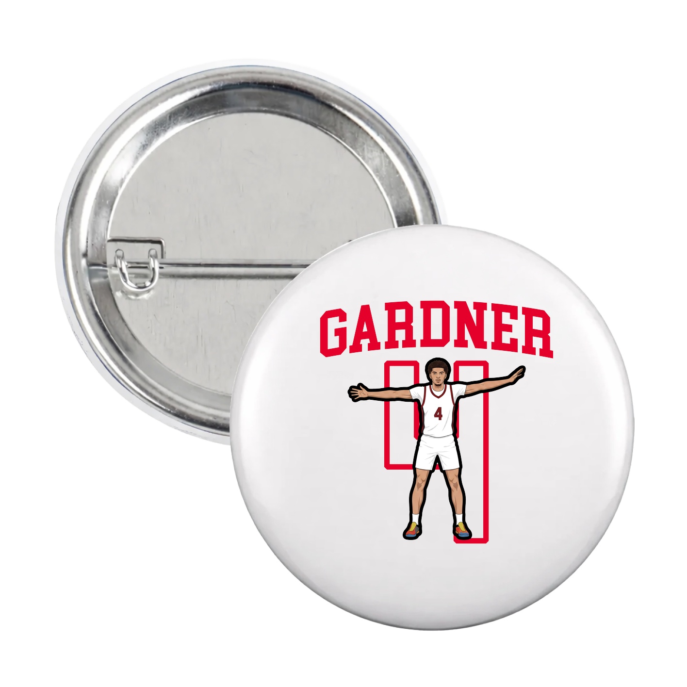 Game Day Button — Shirsey in White