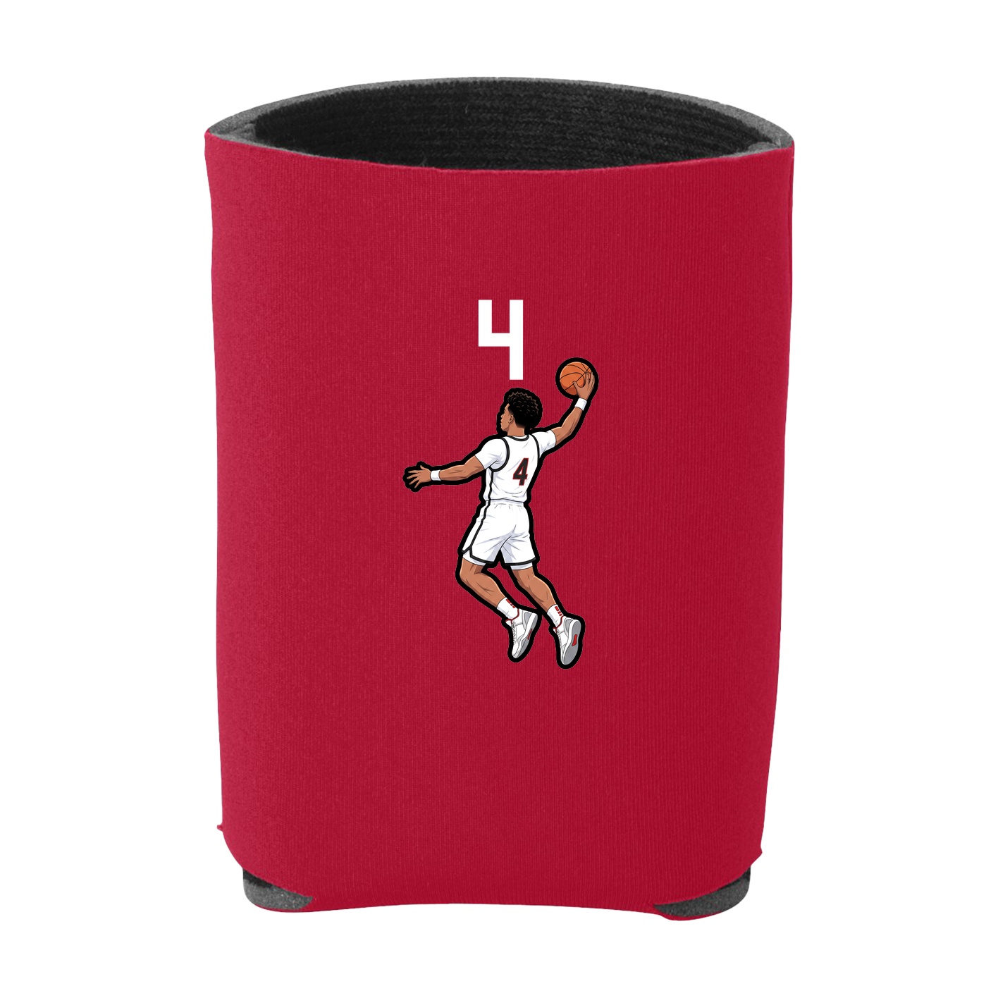 Can Holder — Number Top in Red