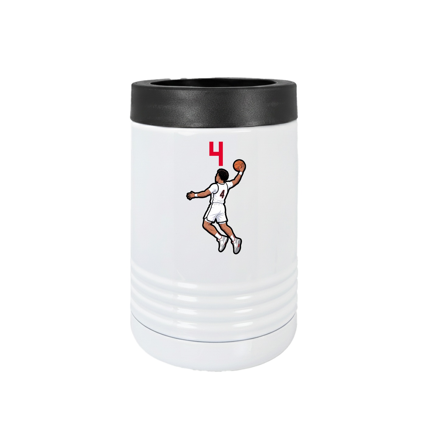 Beverage Holder — Number Top in White