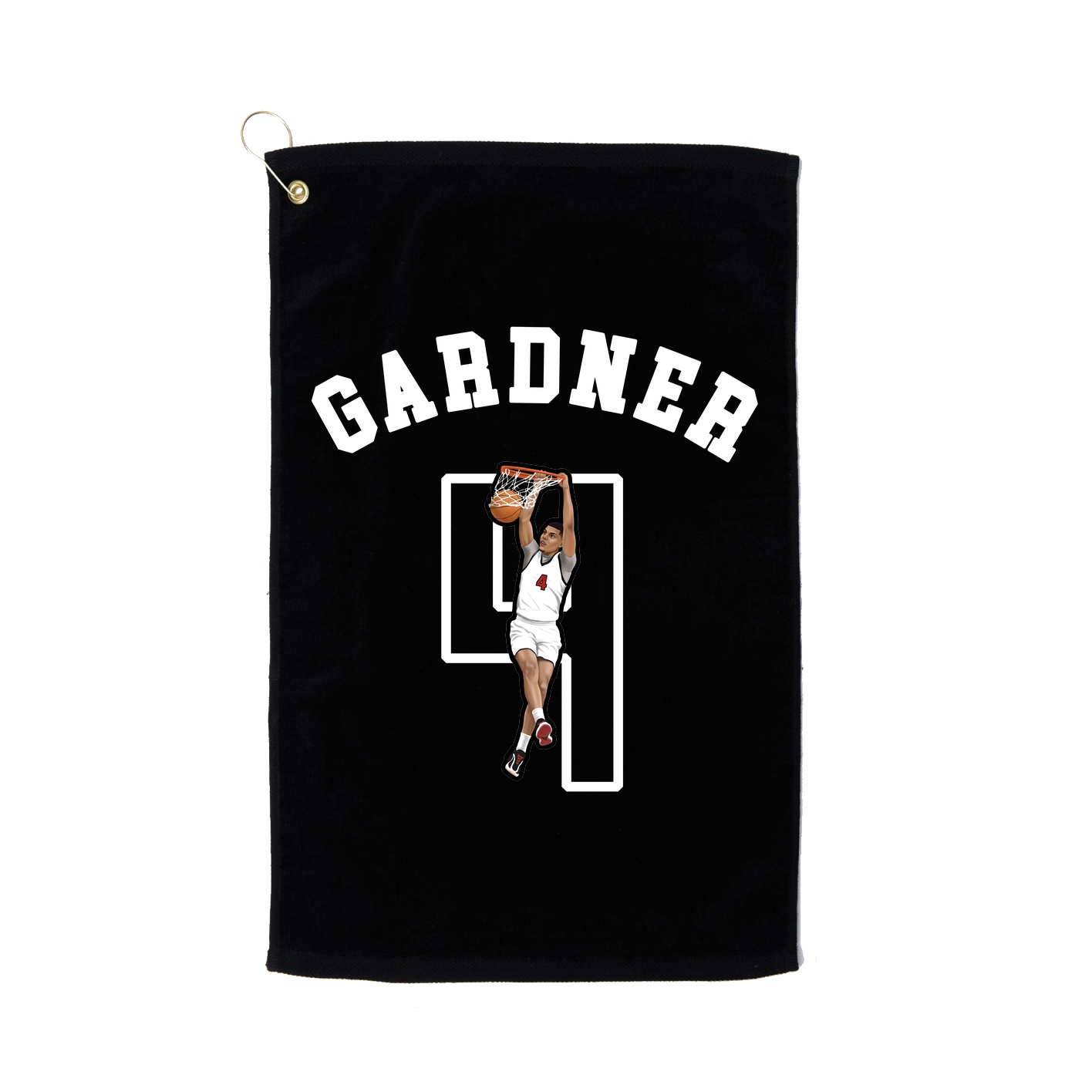 Golf Towel — Shirsey Arch in Black