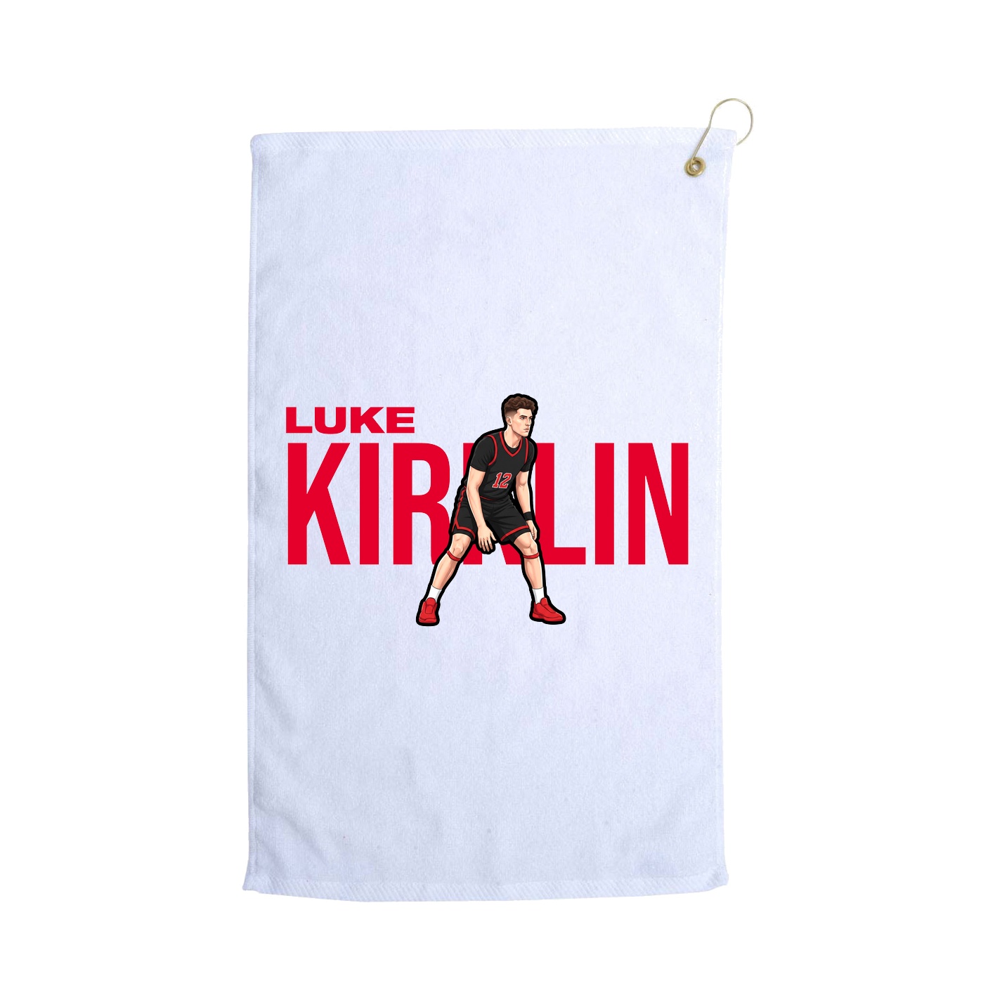 Golf Towel — Player Name in White