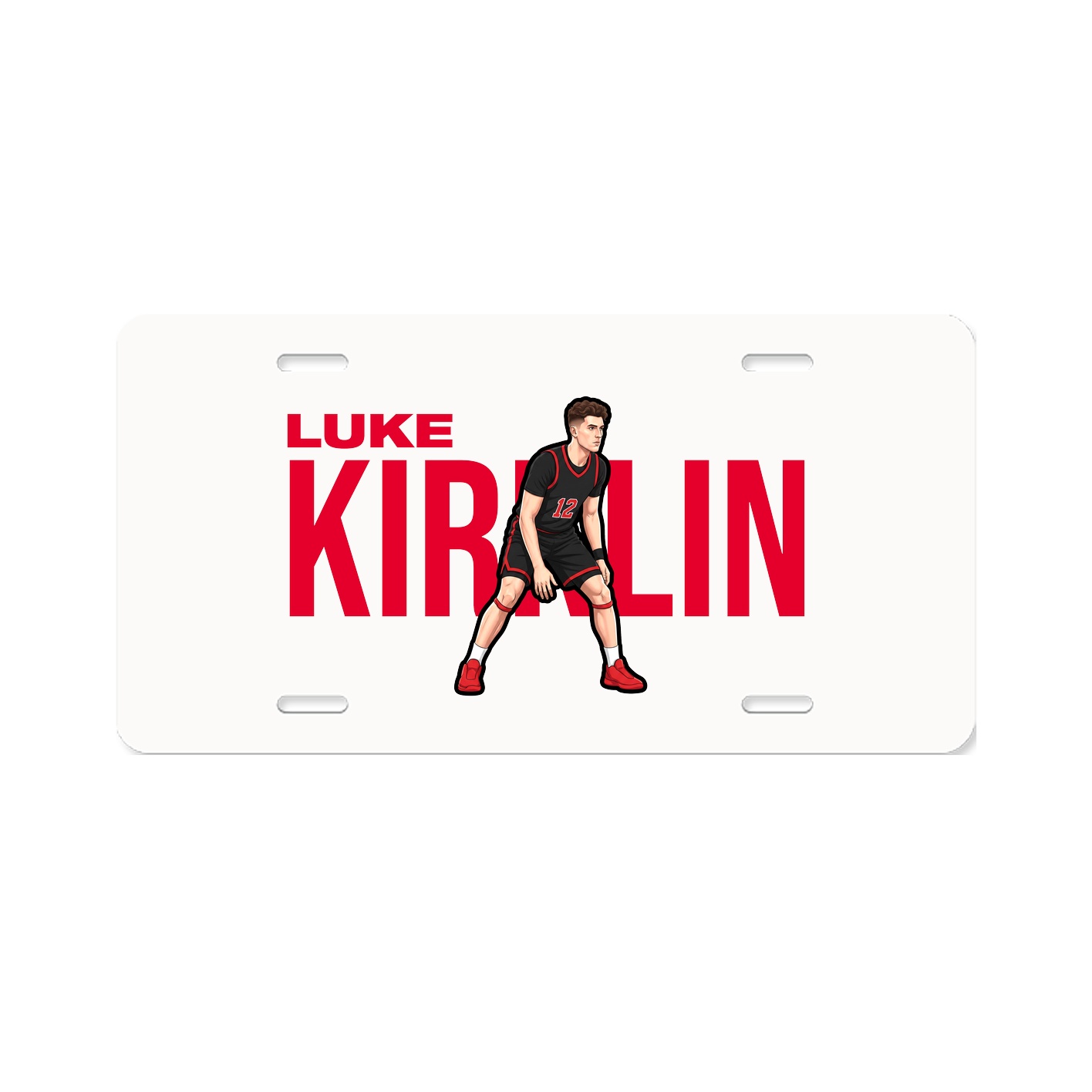 License Plate — Player Name in Classic
