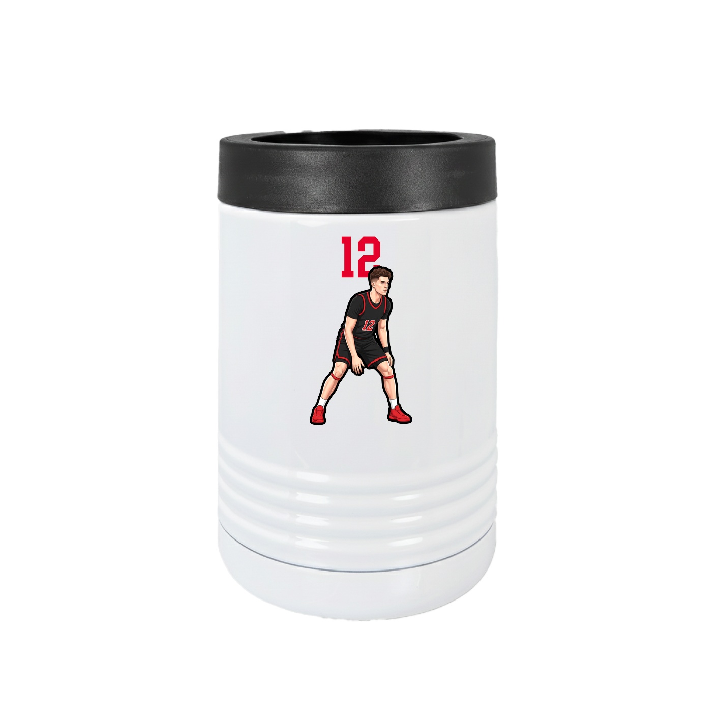 Beverage Holder — Number Top in White