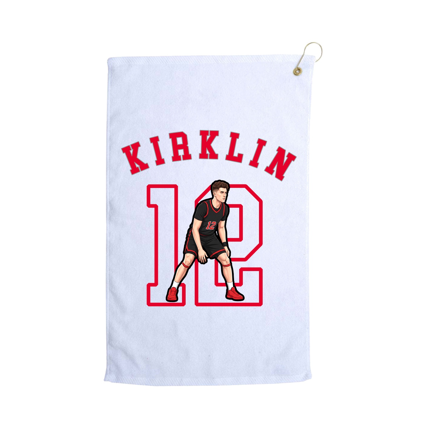 Golf Towel — Shirsey Arch in White